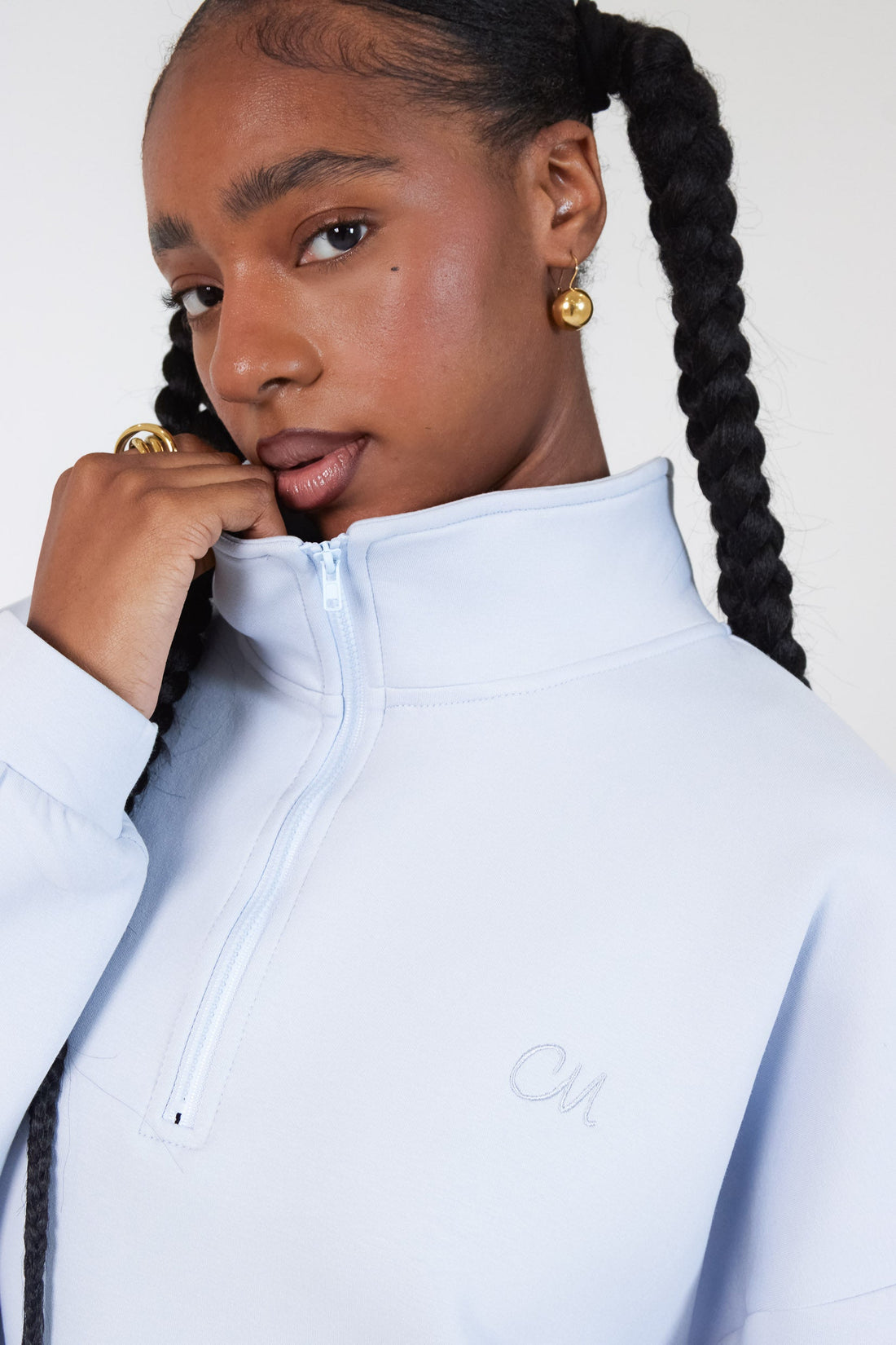 Le Sweat Zip Comfy Sky