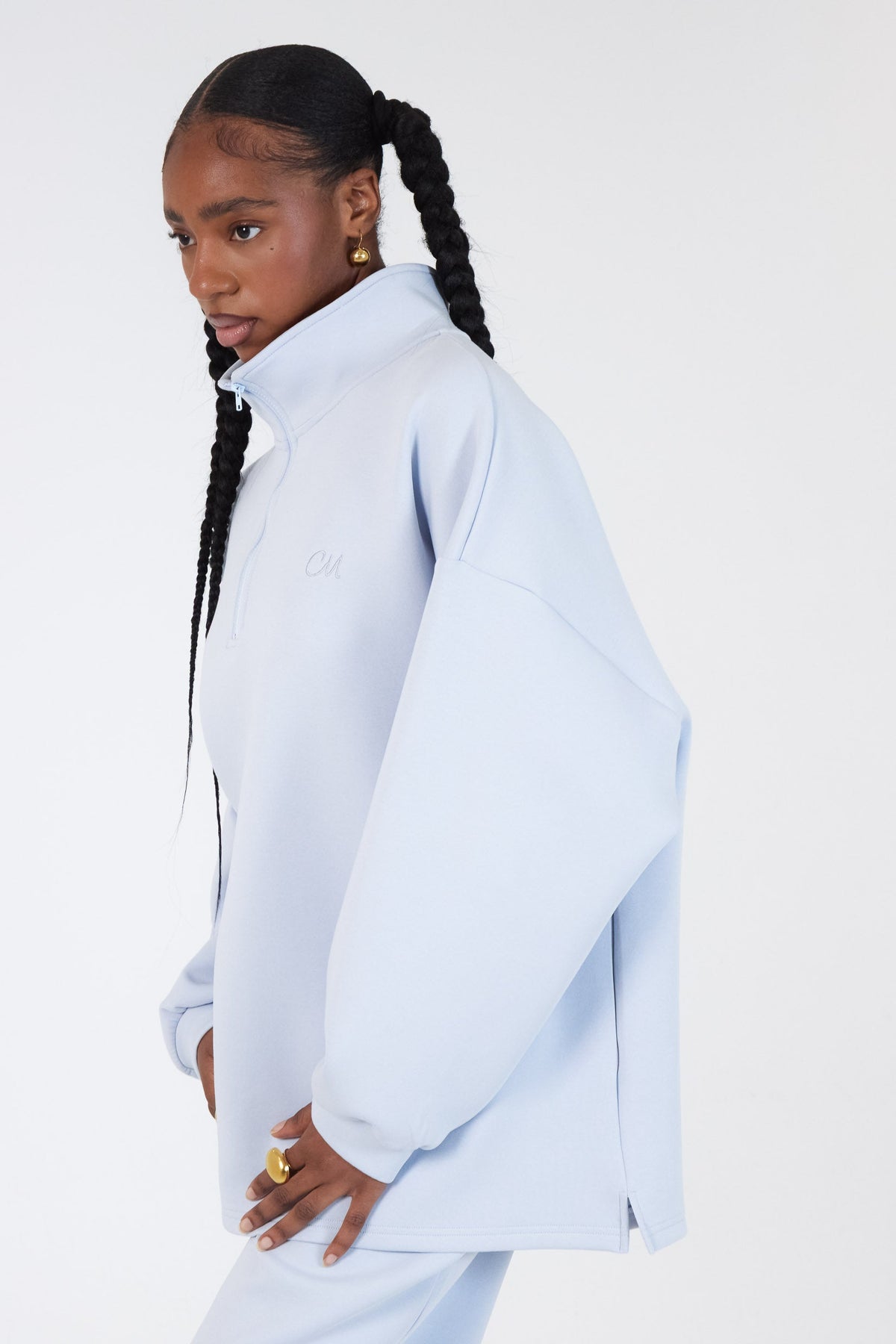 Le Sweat Zip Comfy Sky