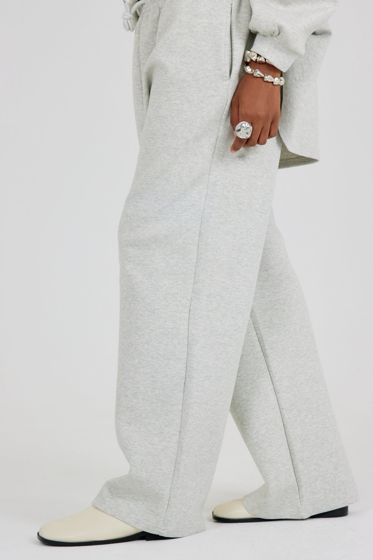Le Pantalon Comfy Gris Clair