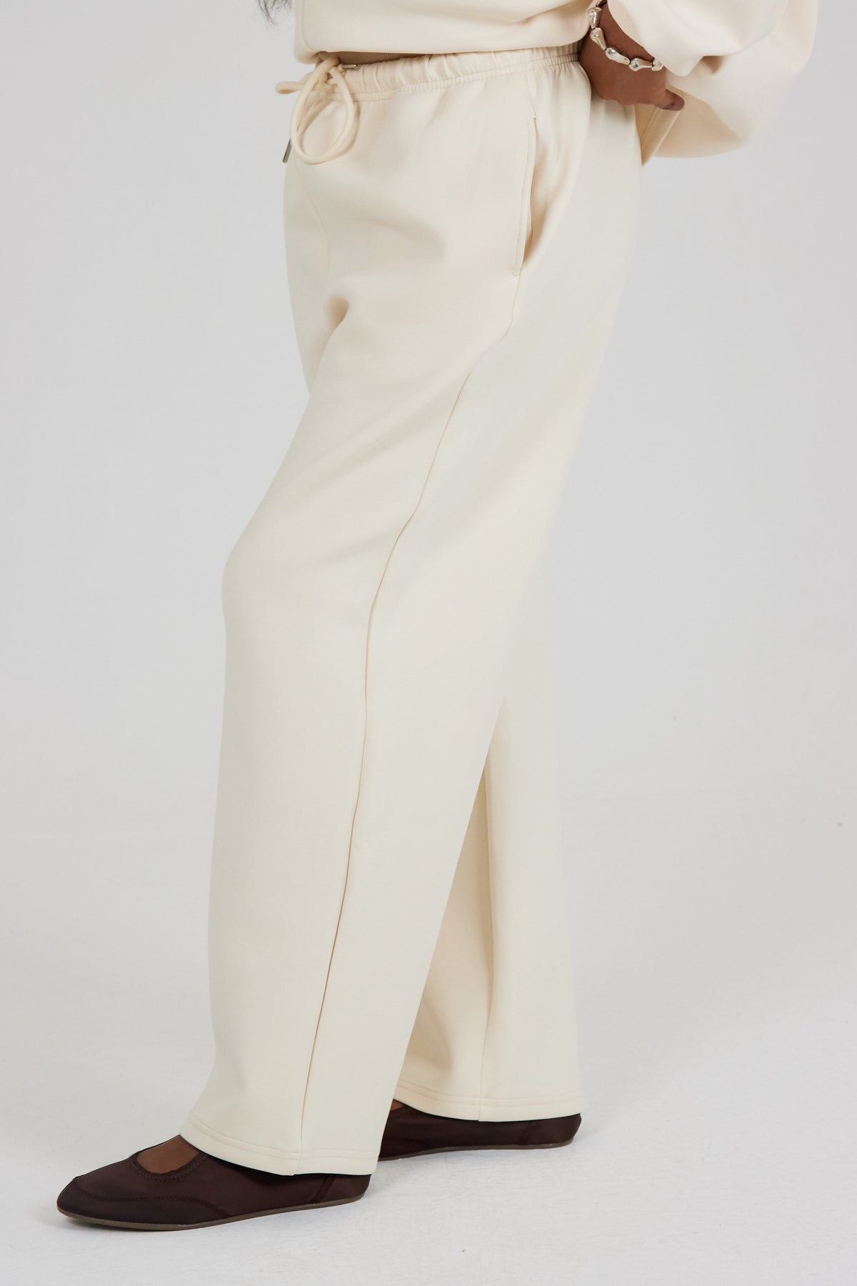 Le Pantalon Comfy Écru