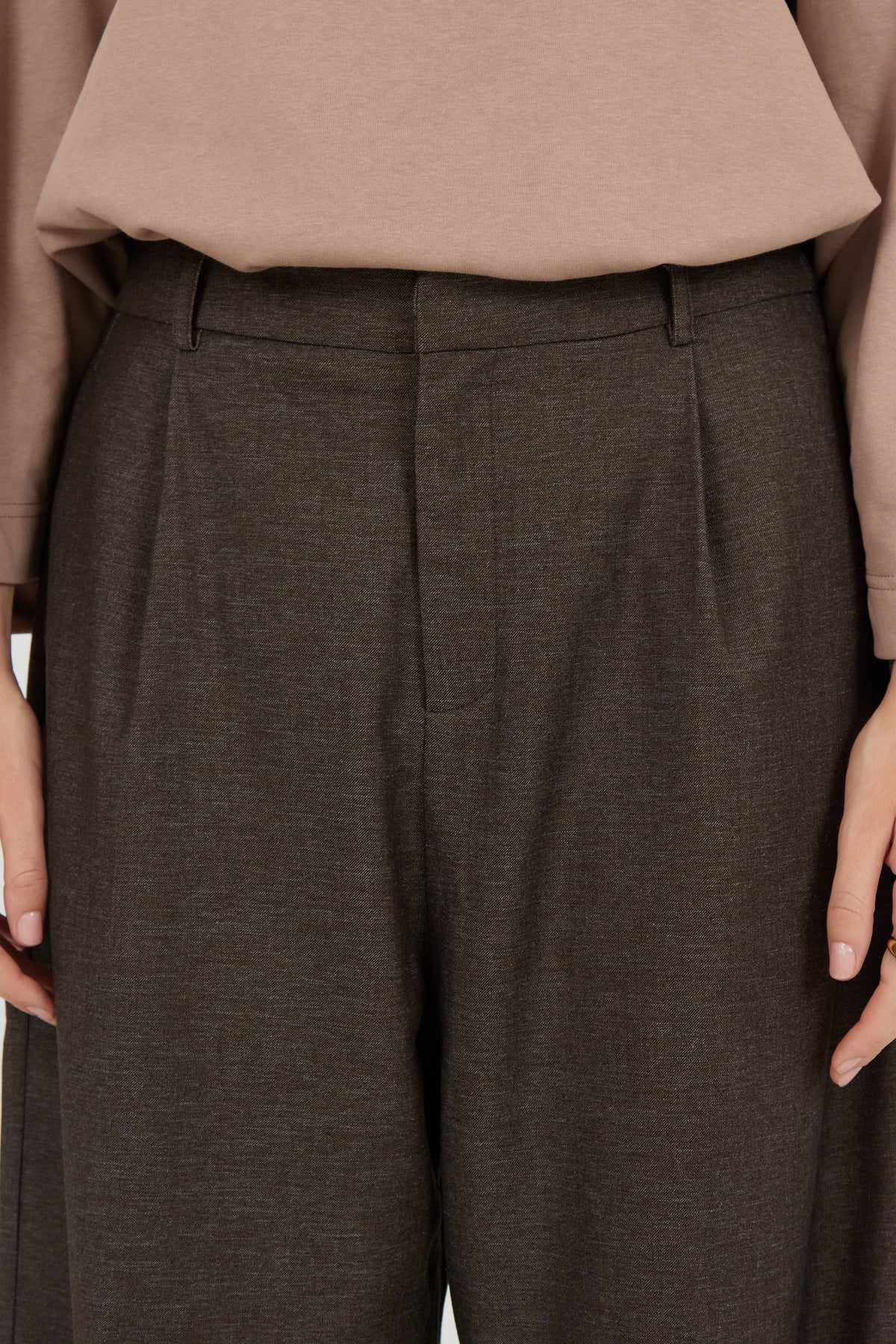 Le Pantalon City AW Brun