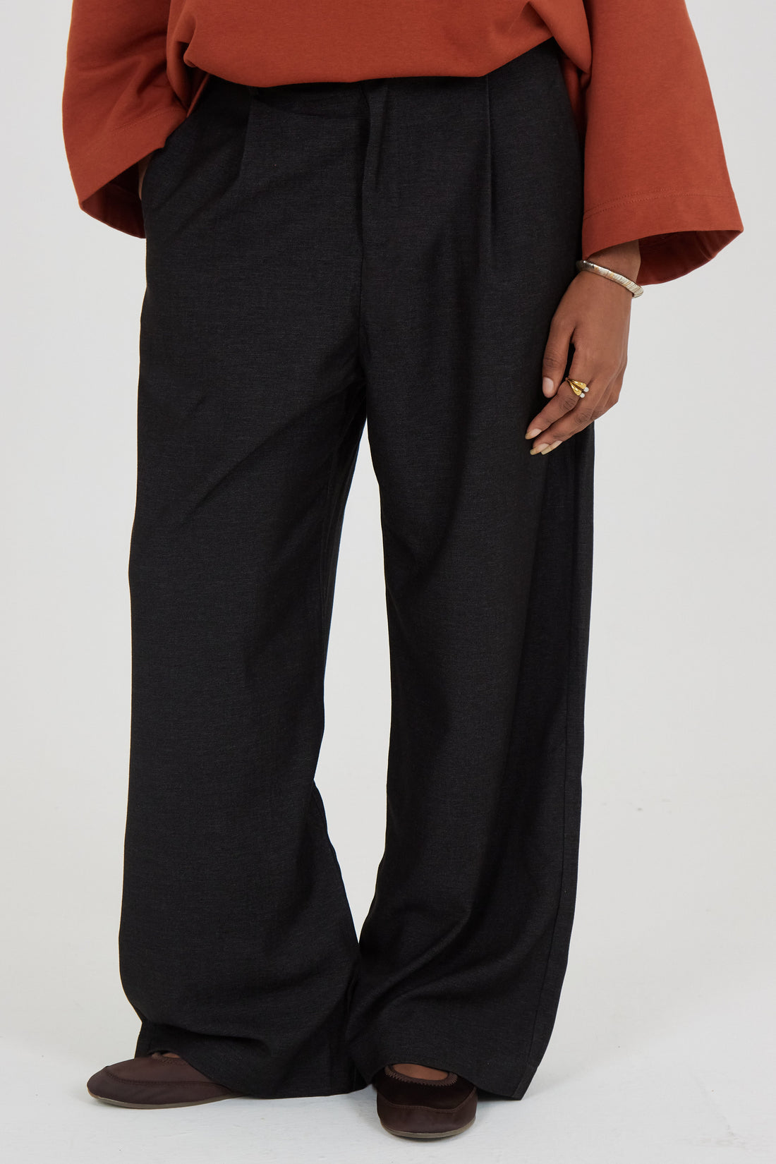 Le Pantalon City AW Gris Anthracite