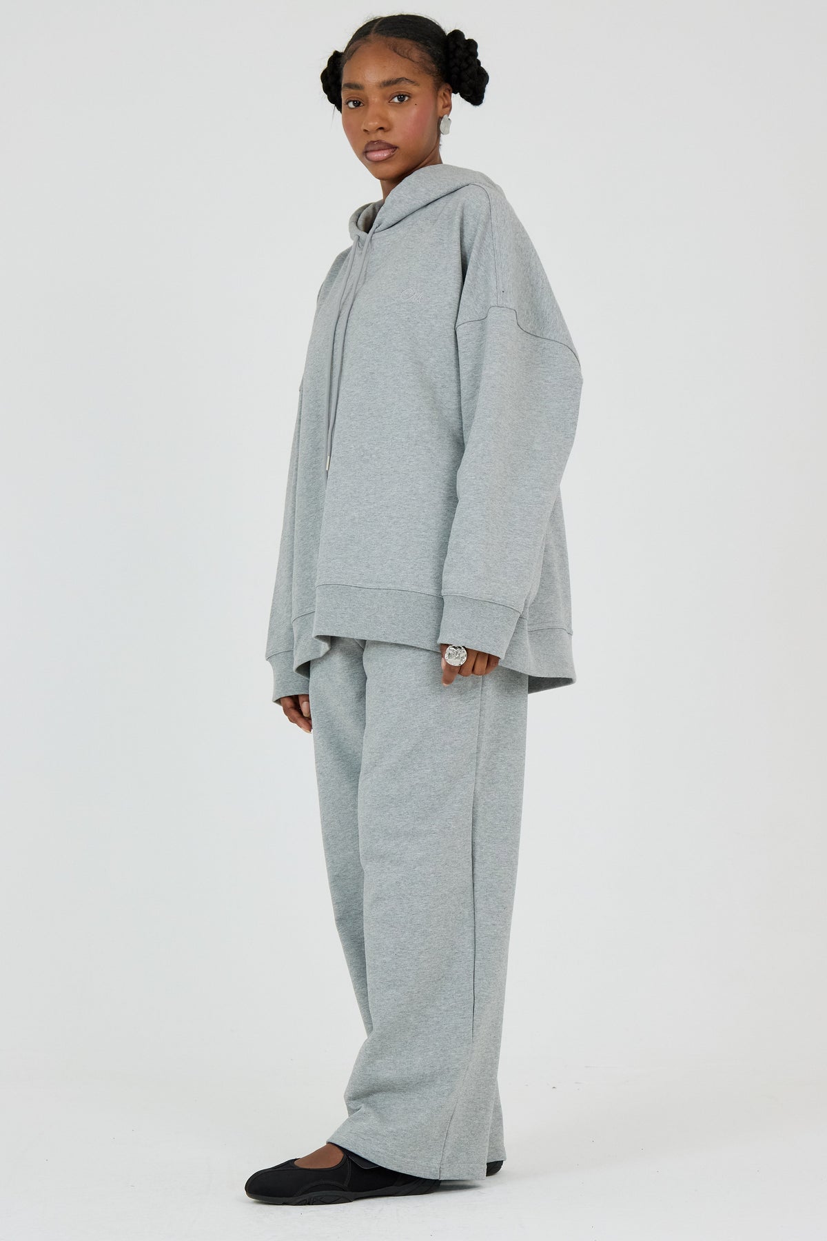 Le Hoodie Gris Chiné
