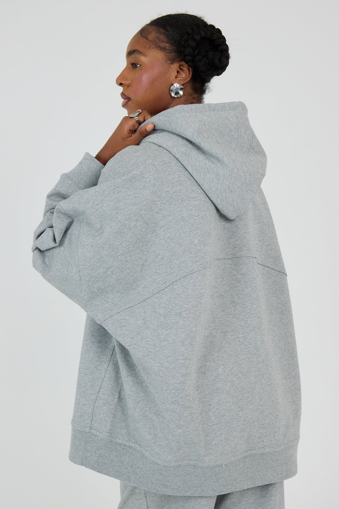 Le Hoodie Gris Chiné