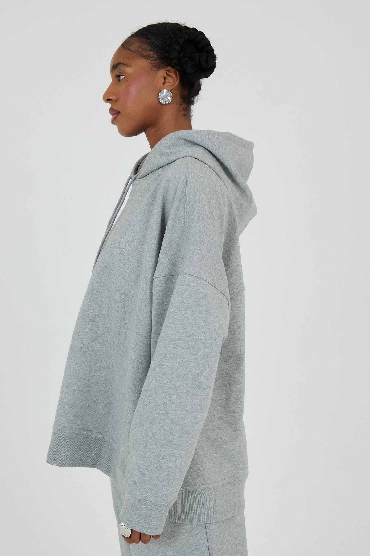 Le Hoodie Gris Chiné