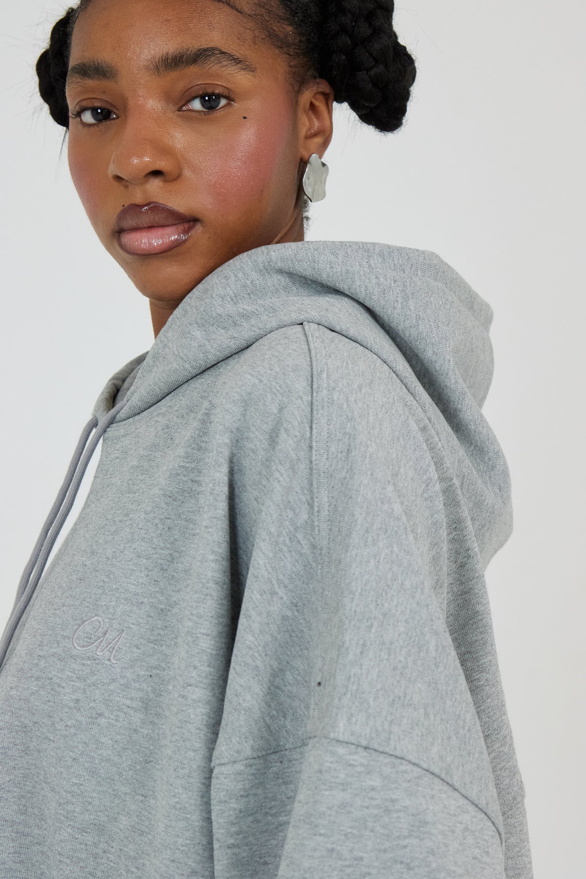Le Hoodie Gris Chiné