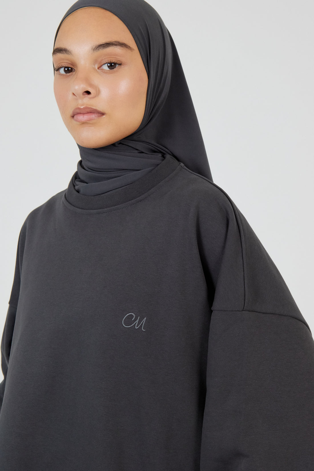 Le Sweat-shirt Gris Anthracite