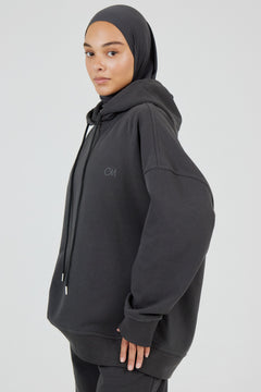 Le Hoodie Gris Anthracite