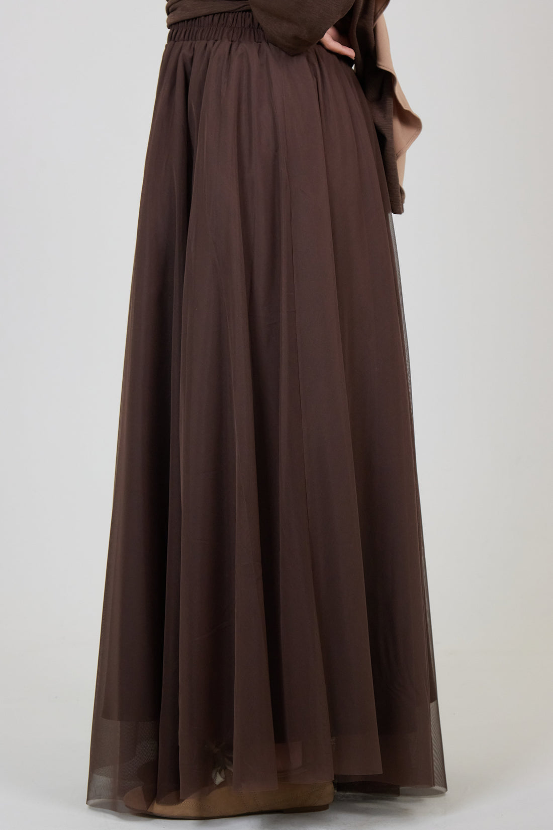 La Jupe Tulle Brun