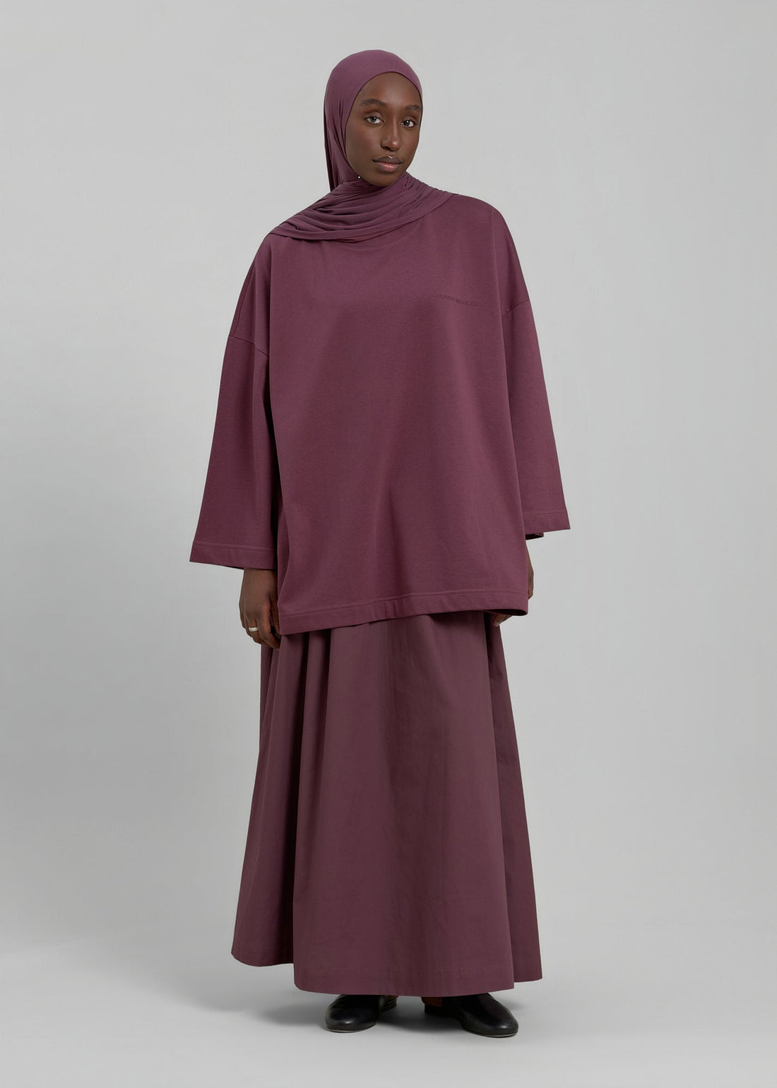 Le T-shirt Signature Aubergine