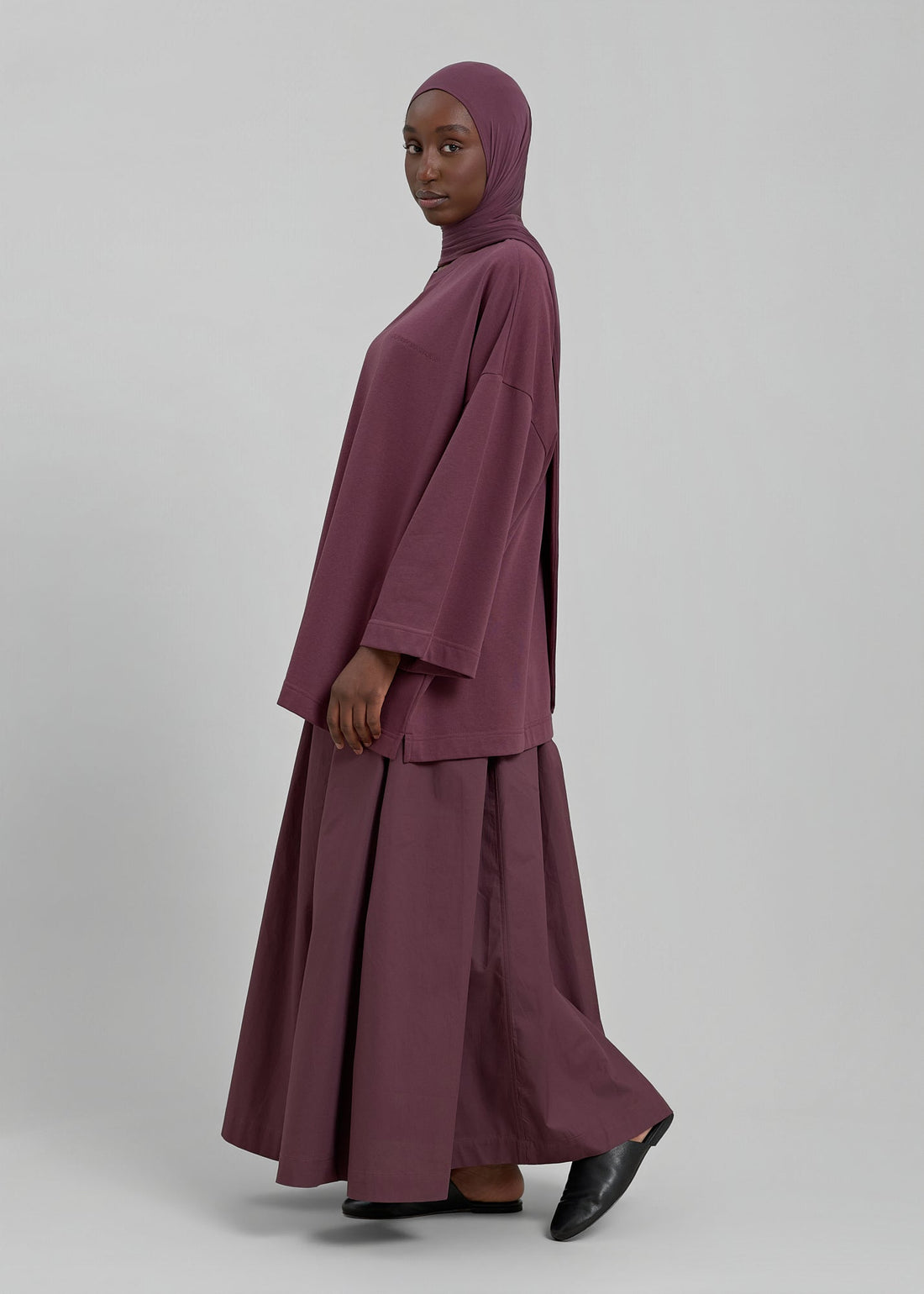 Le T-shirt Signature Aubergine