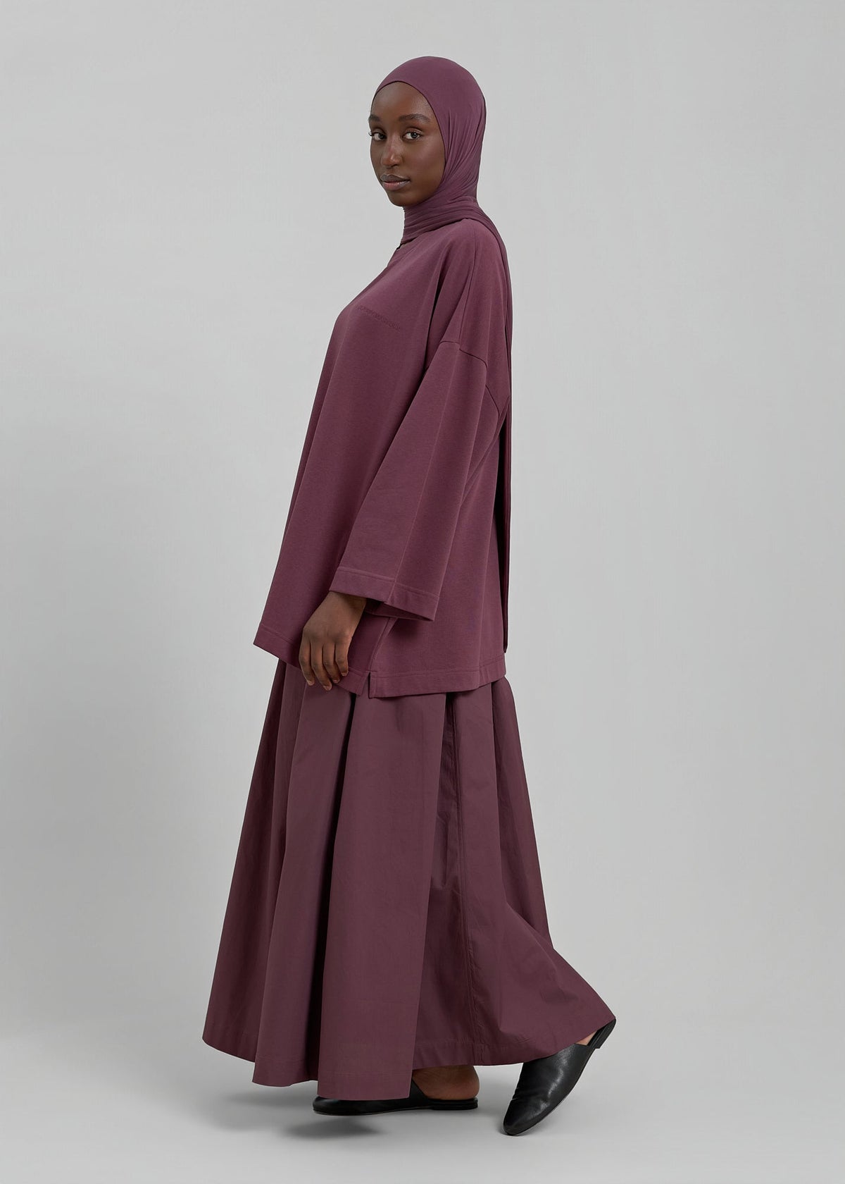 Le T-shirt Signature Aubergine