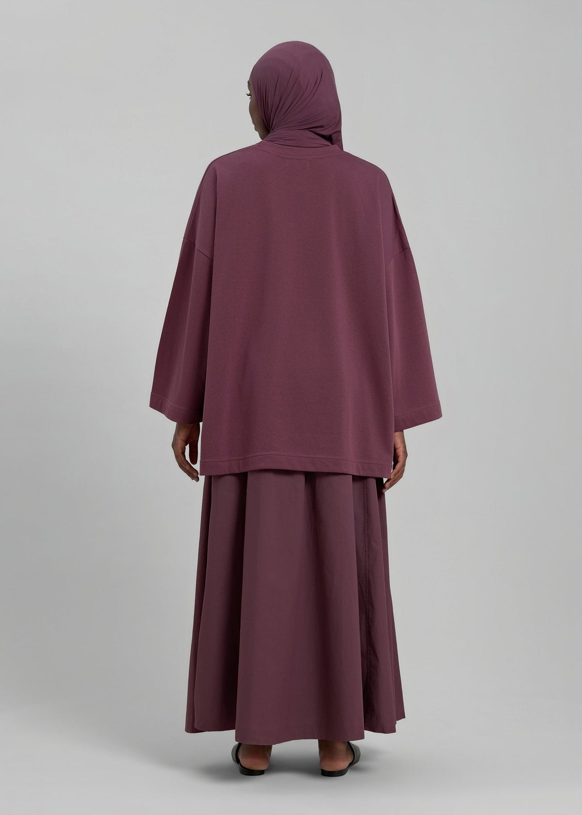 Le T-shirt Signature Aubergine