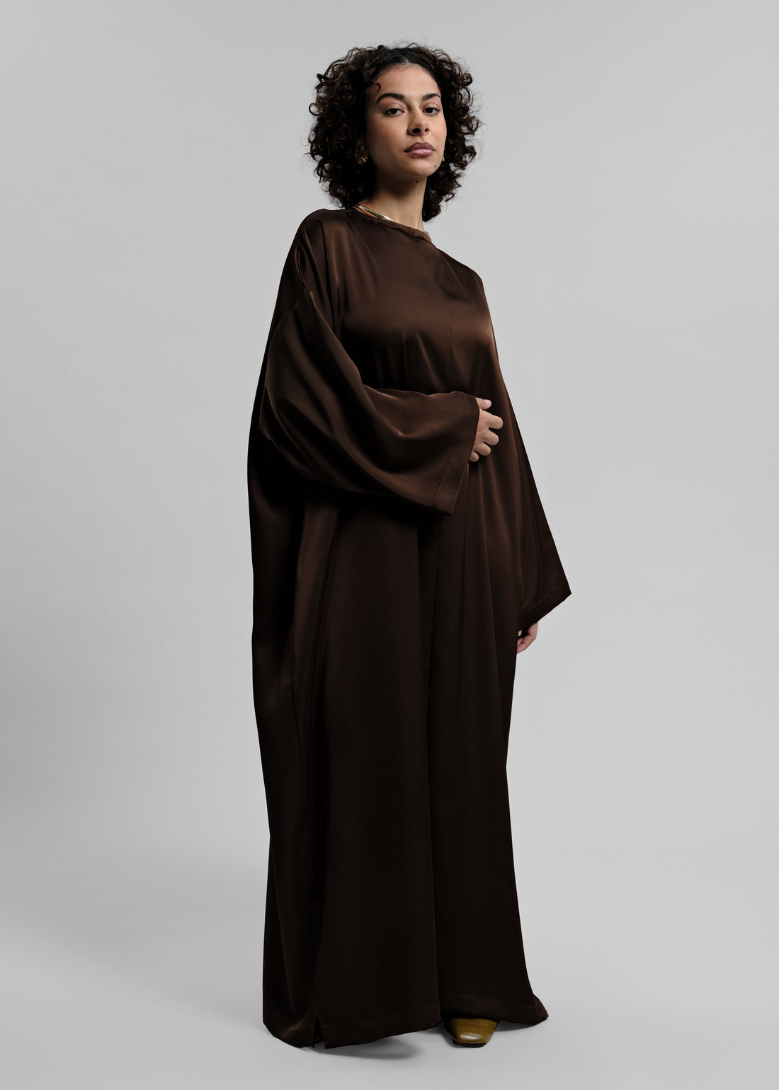 La Robe Satin Brun