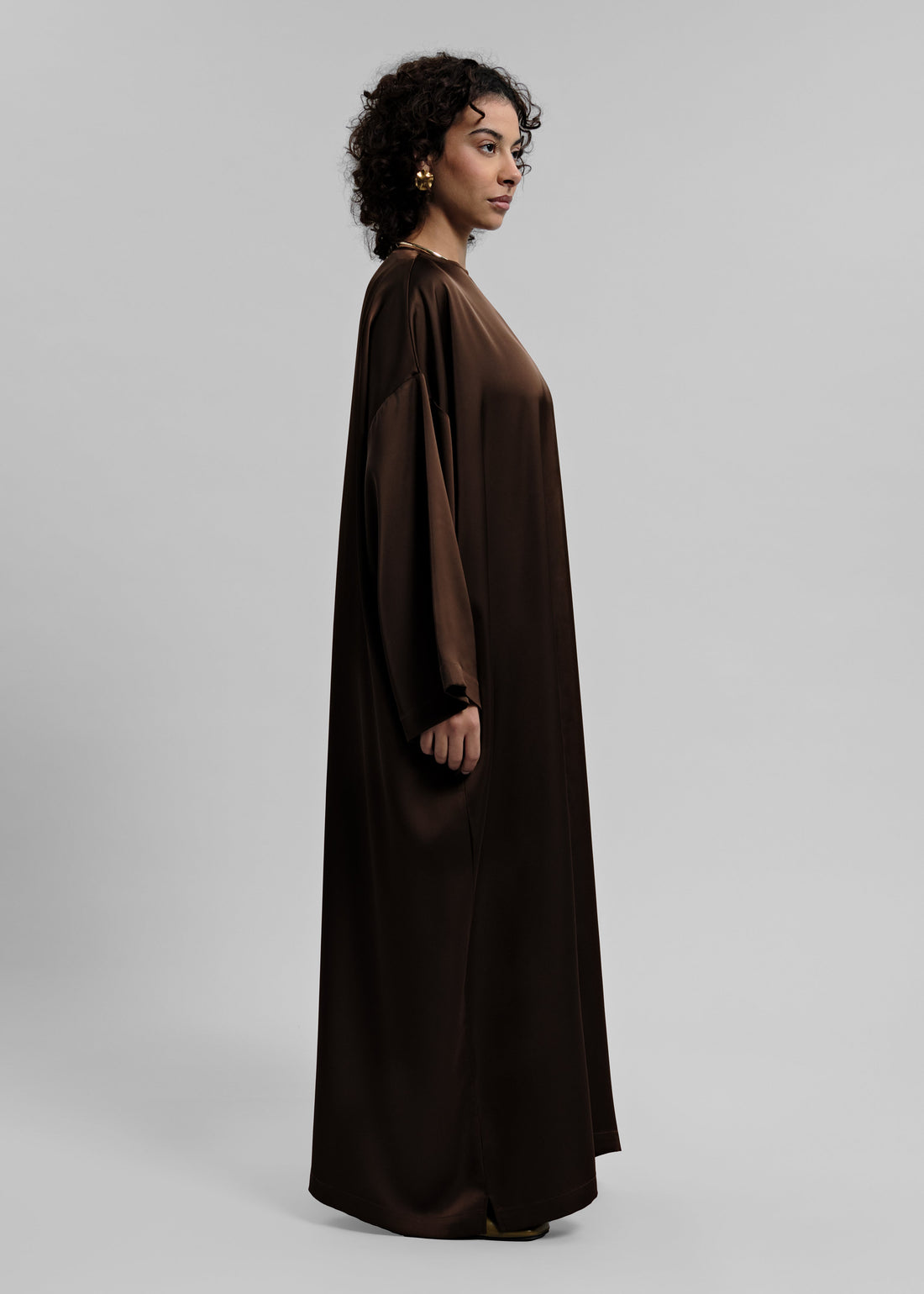 La Robe Satin Brun