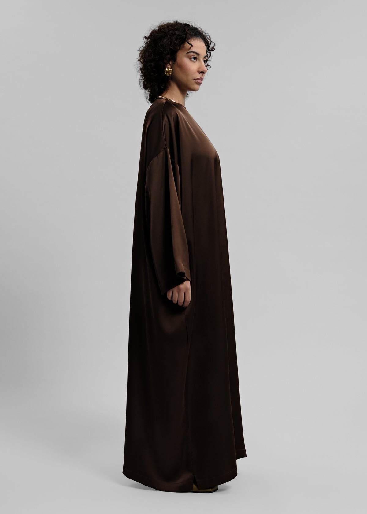La Robe Satin Brun