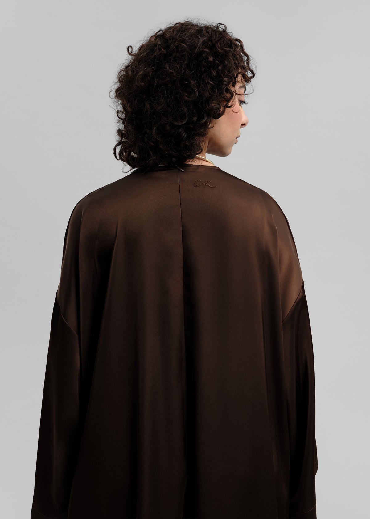 La Robe Satin Brun
