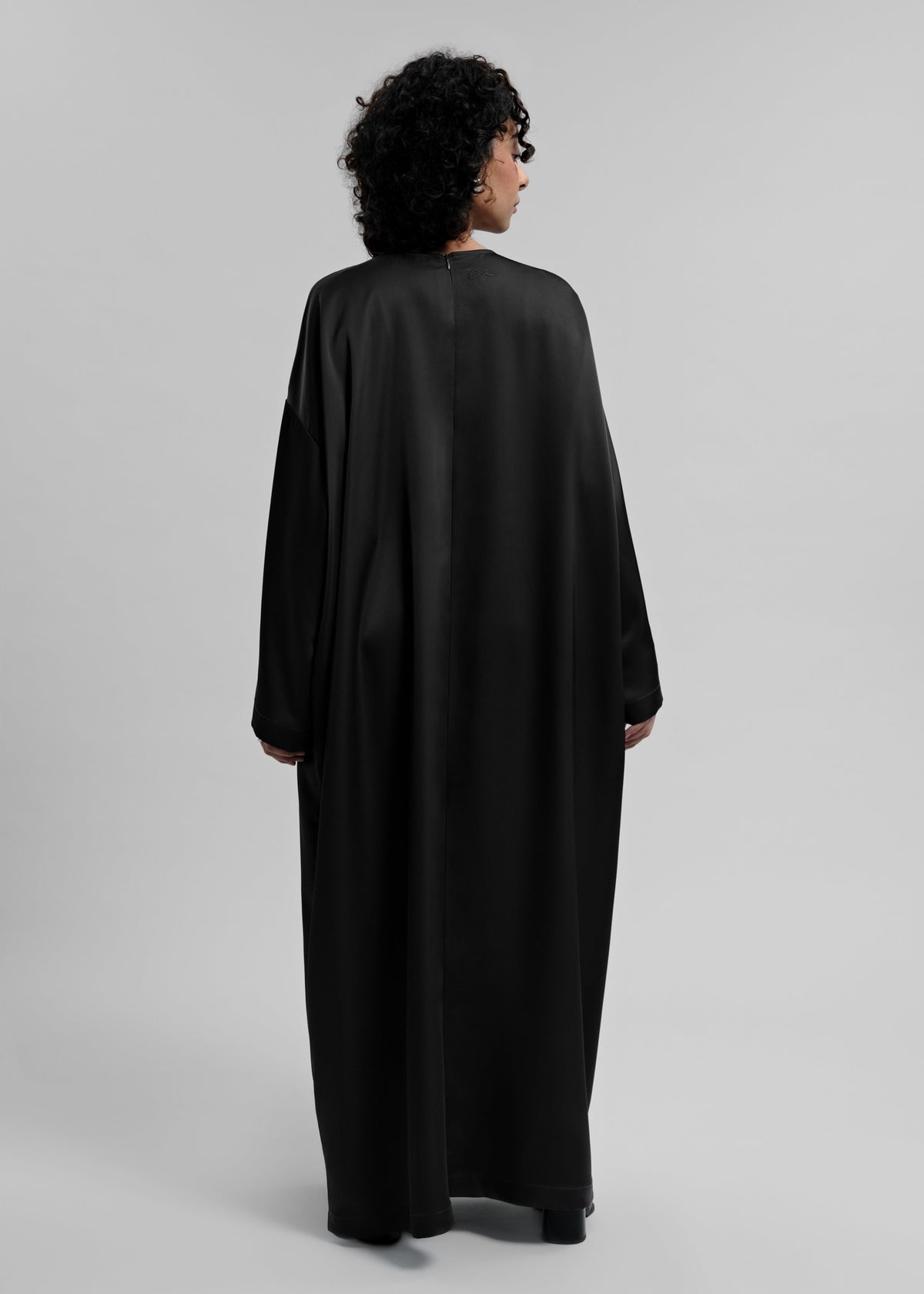 La Robe Satin Gris anthracite