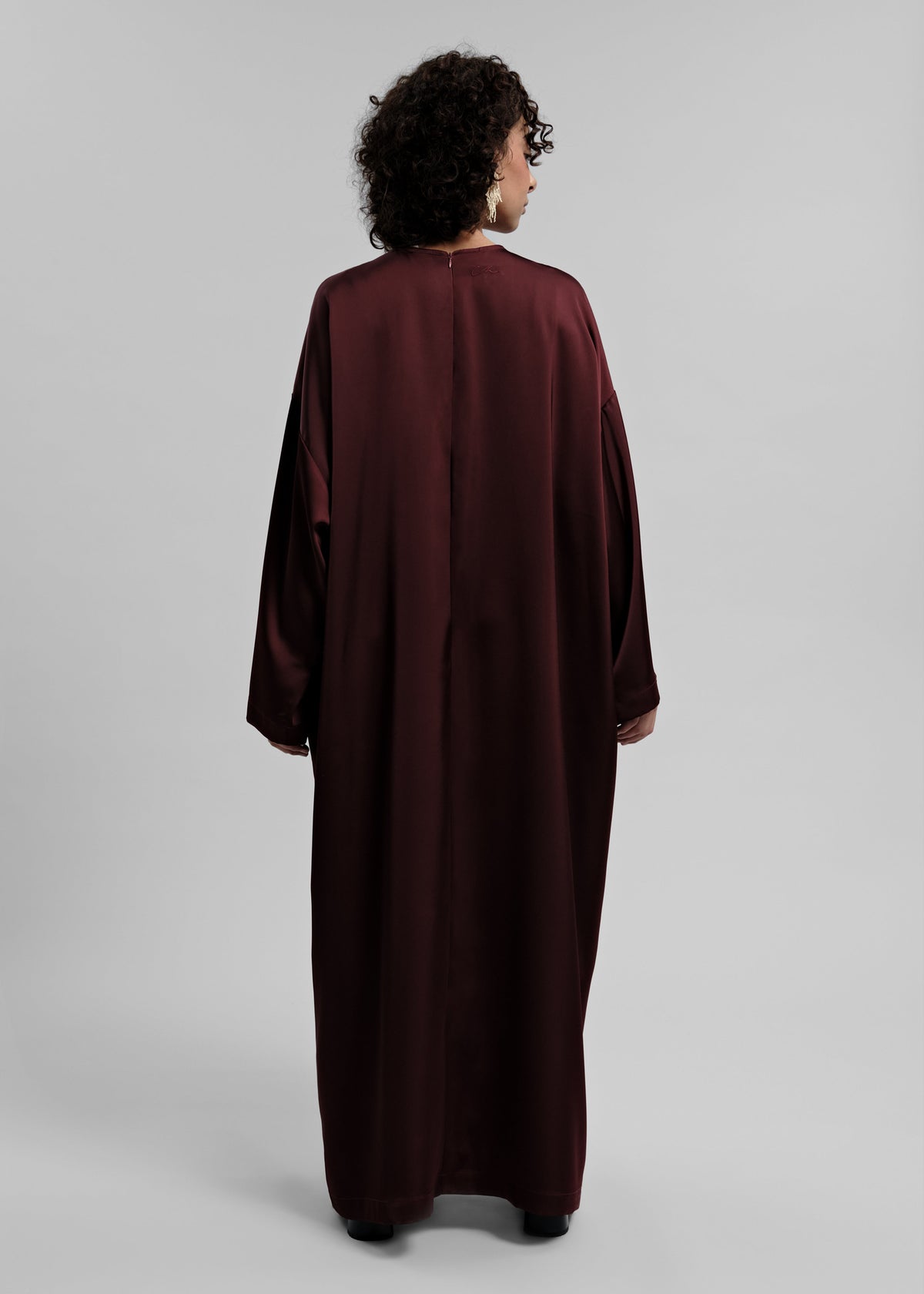 La Robe Satin Bordeaux