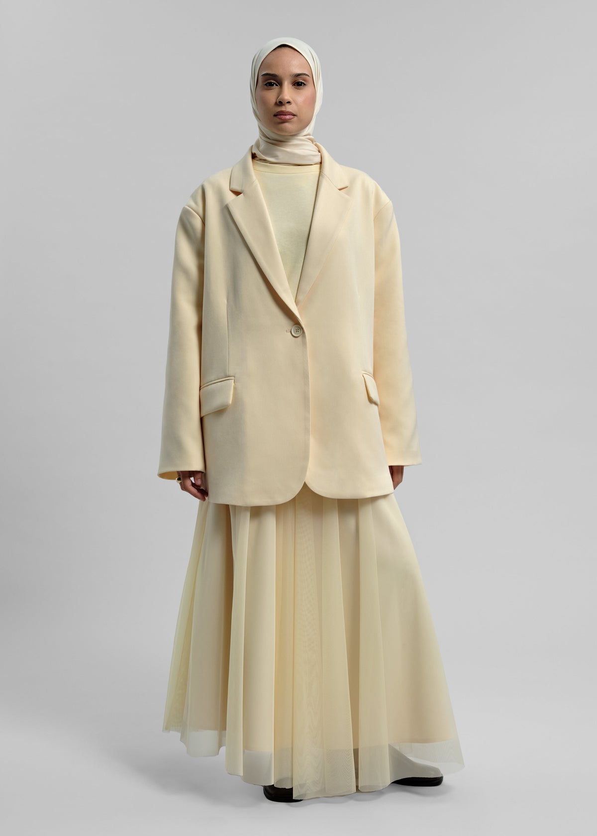 La Jupe Tulle Vanille