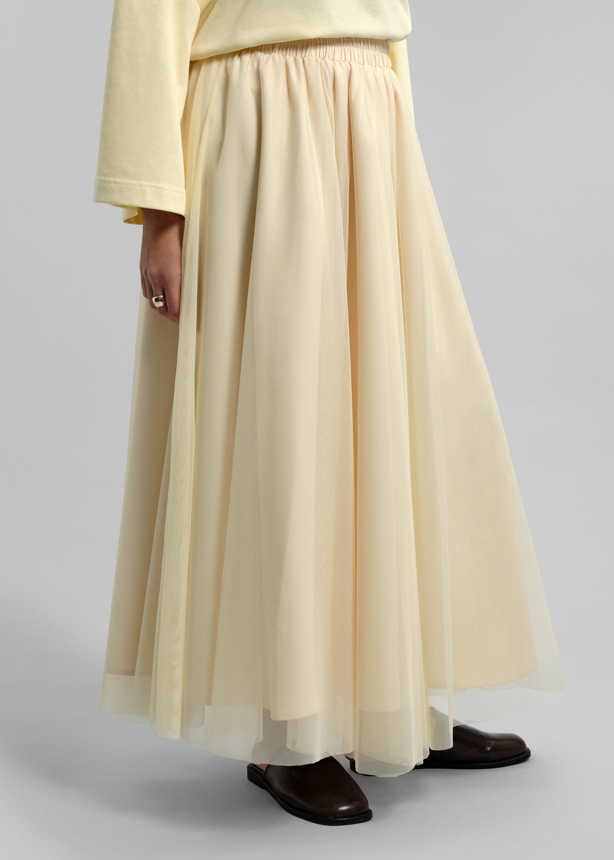La Jupe Tulle Vanille
