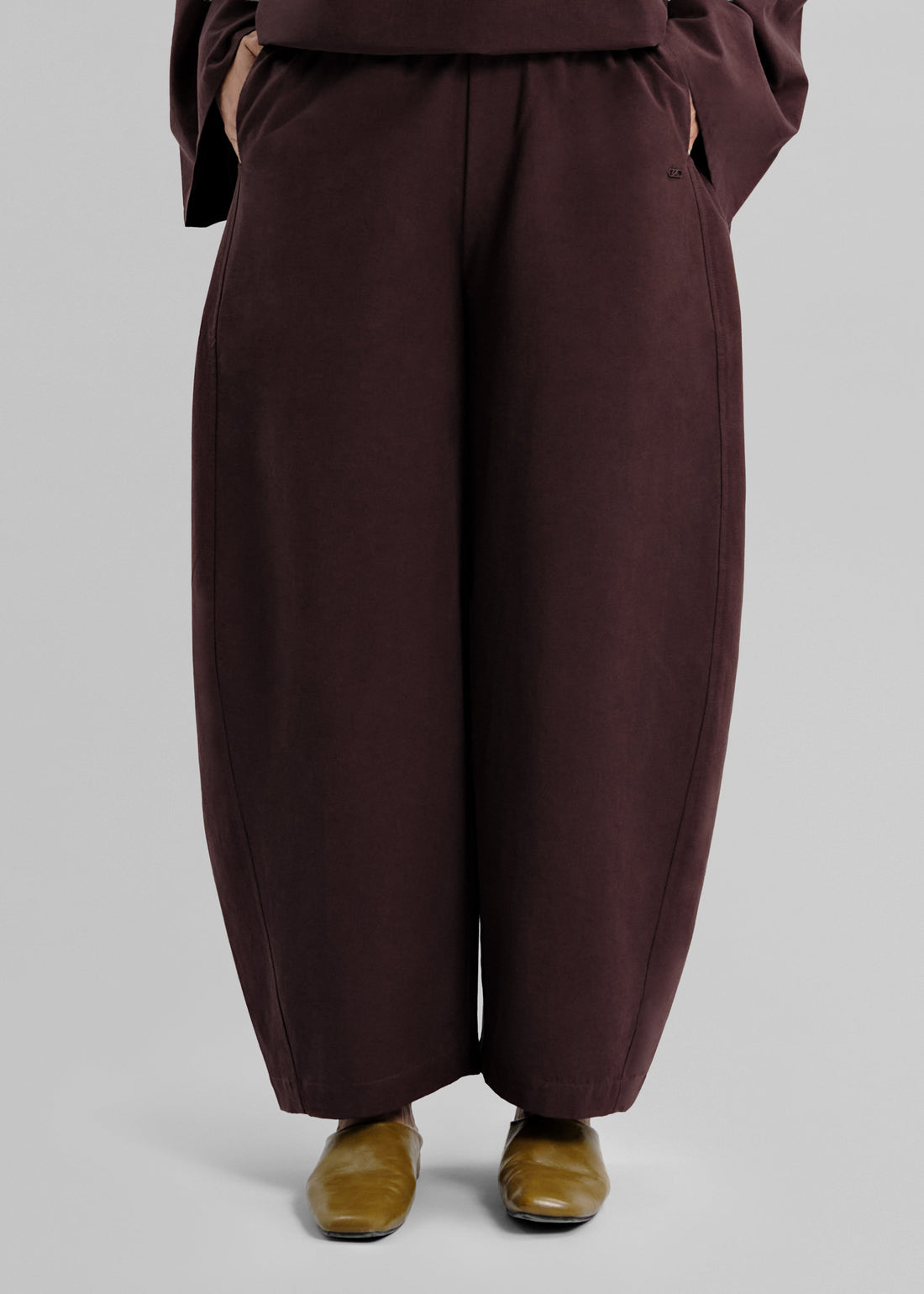 Le Pantalon Natural Aubergine