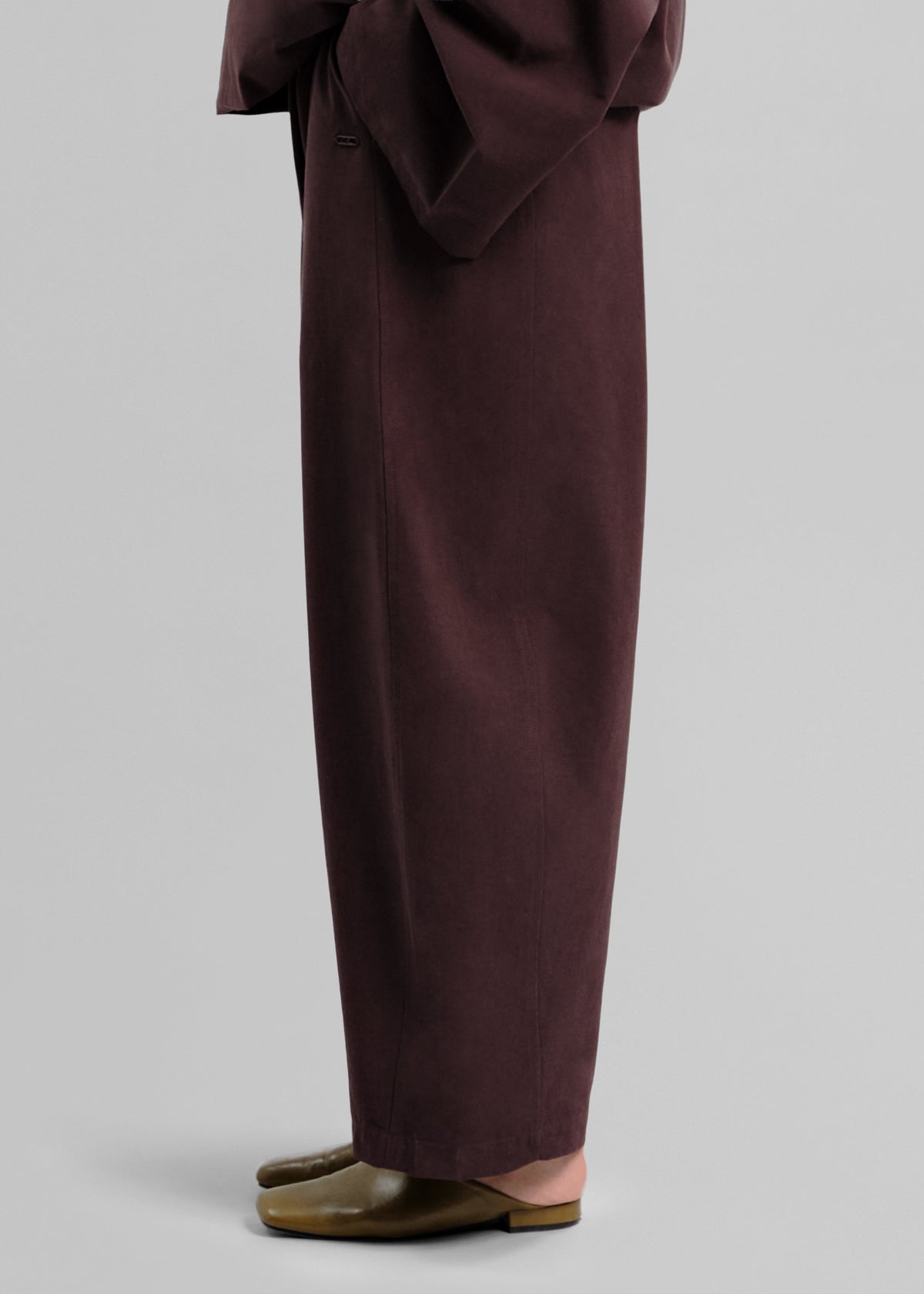 Le Pantalon Natural Aubergine
