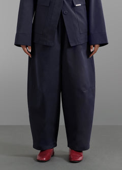 Le Pantalon Minimal Bleu Nuit