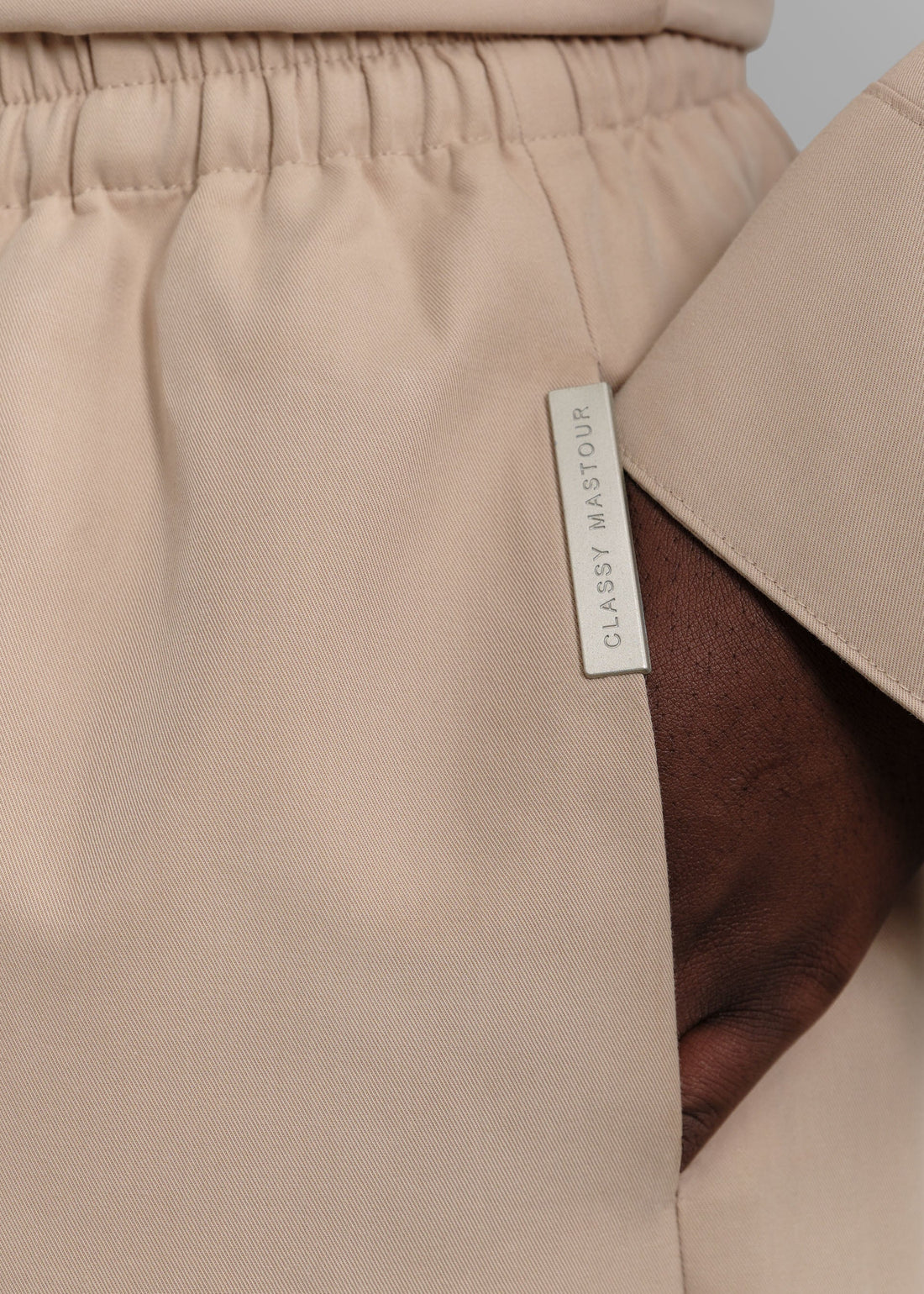Le Pantalon Minimal Noisette