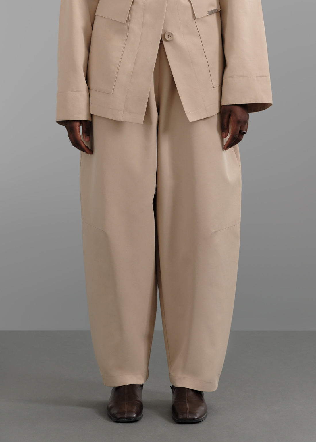 Le Pantalon Minimal Noisette