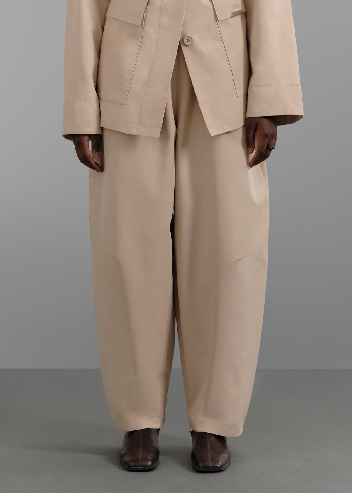 Le Pantalon Minimal Noisette