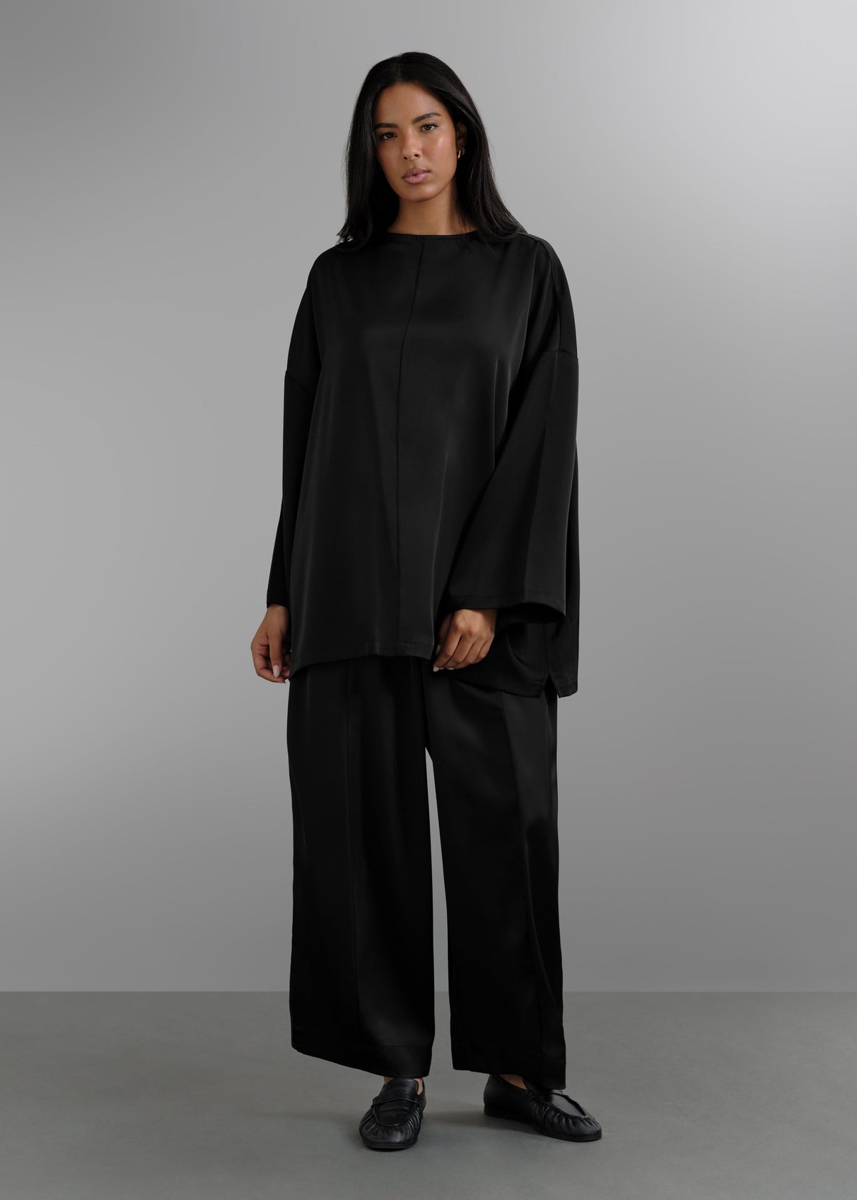 Le T-shirt Satin Noir