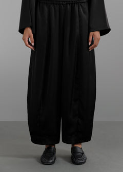 Le Pantalon Satin Noir