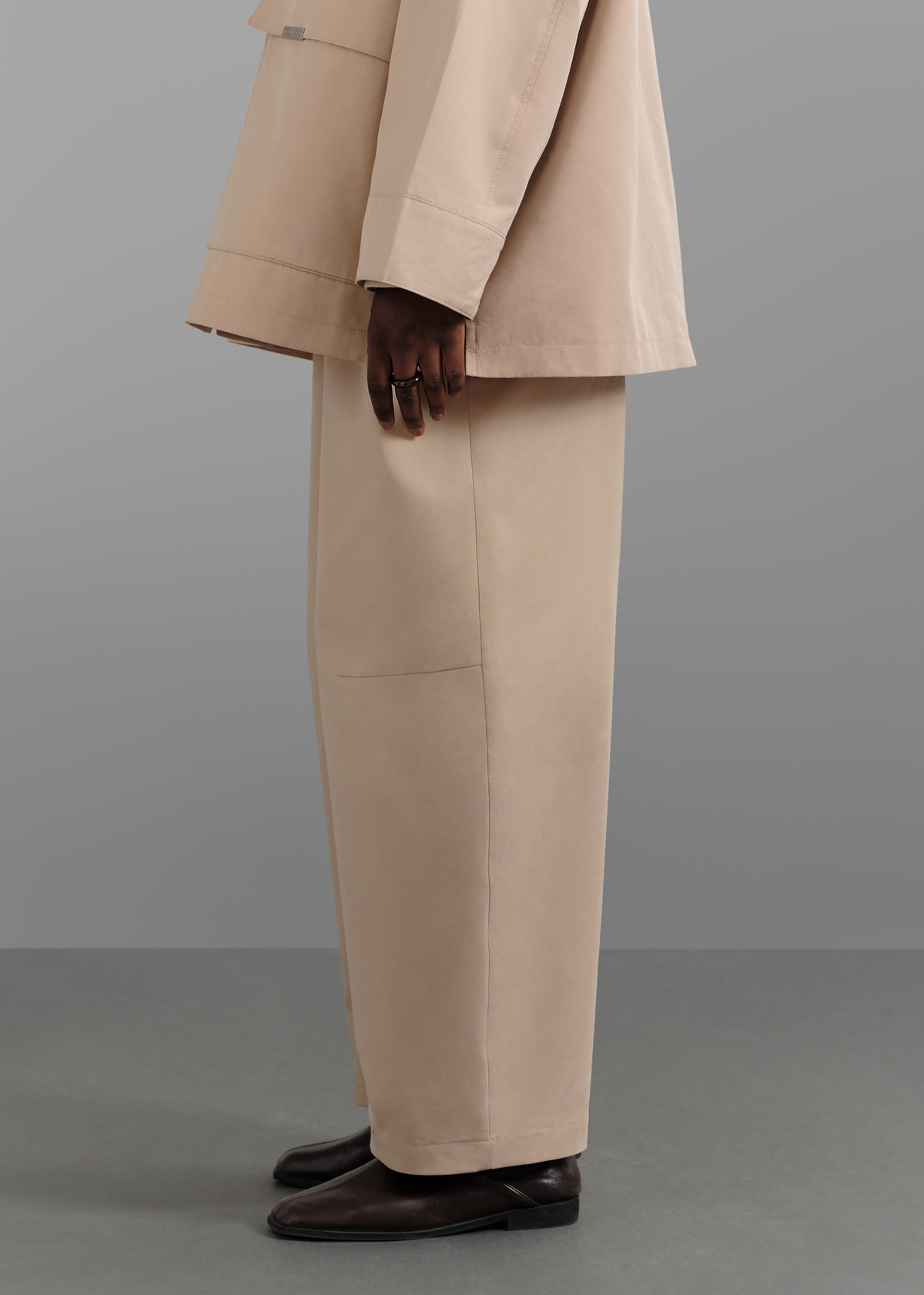 Le Pantalon Minimal Noisette