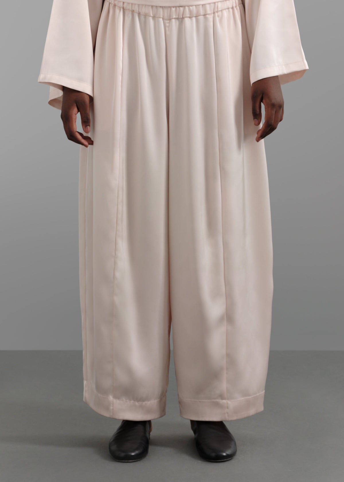 Le Pantalon Satin Blush