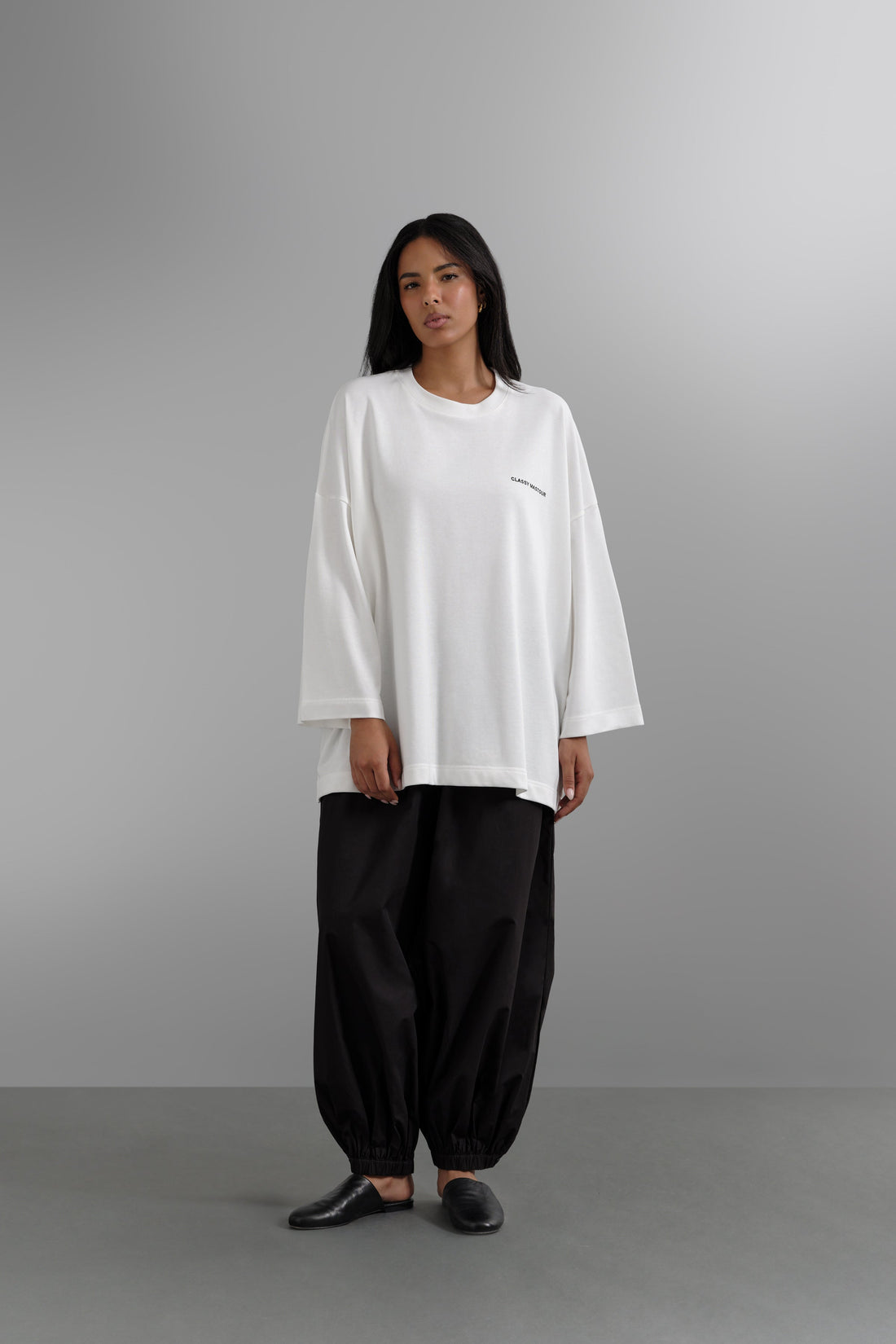 Le T-shirt Signature Blanc / Noir