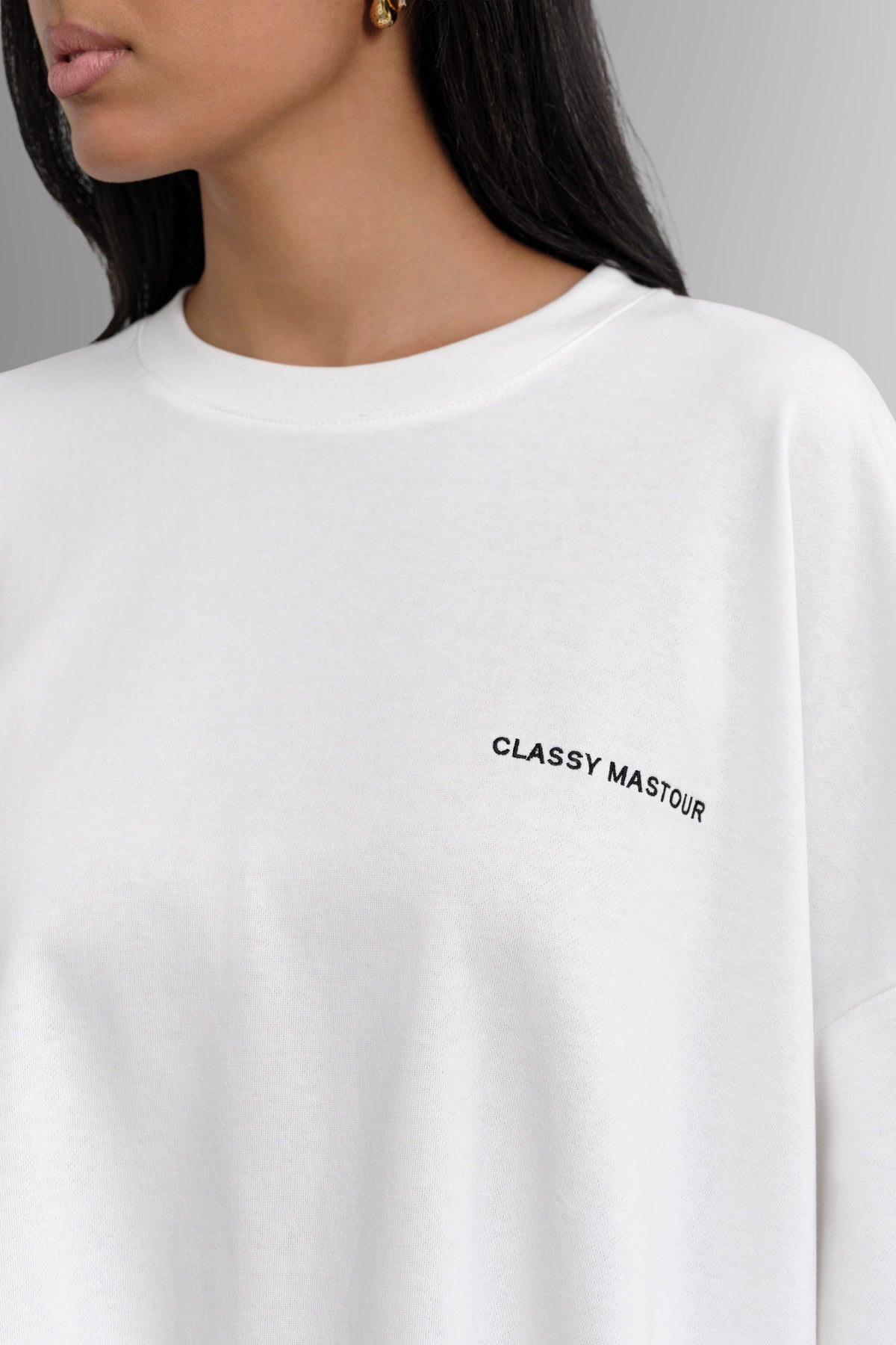 Le T-shirt Signature Blanc / Noir